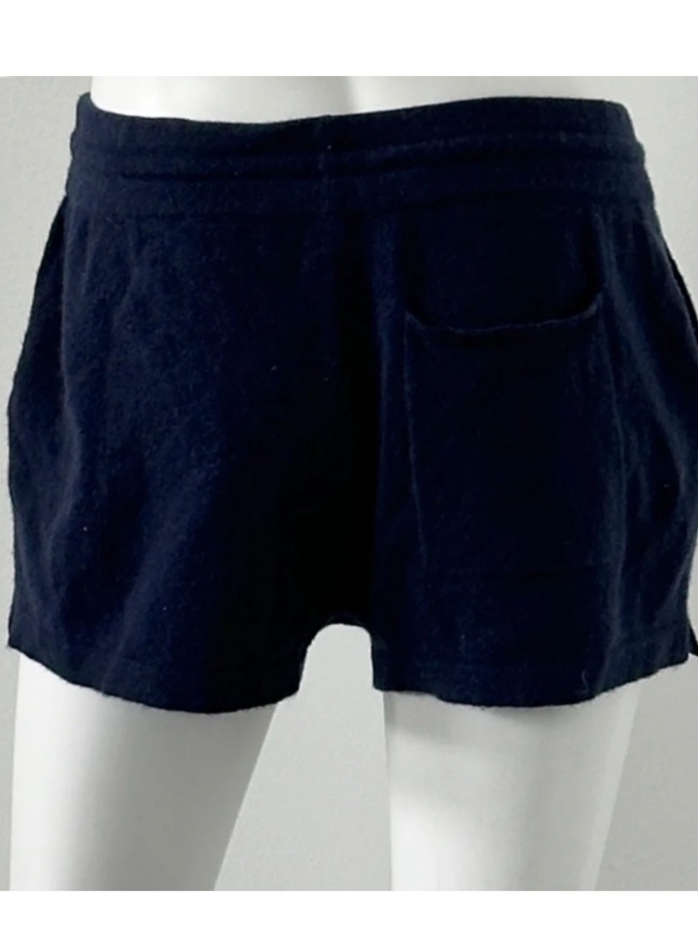 NakedCashmere Black Cashmere Lounge Shorts - Picture 2 of 2
